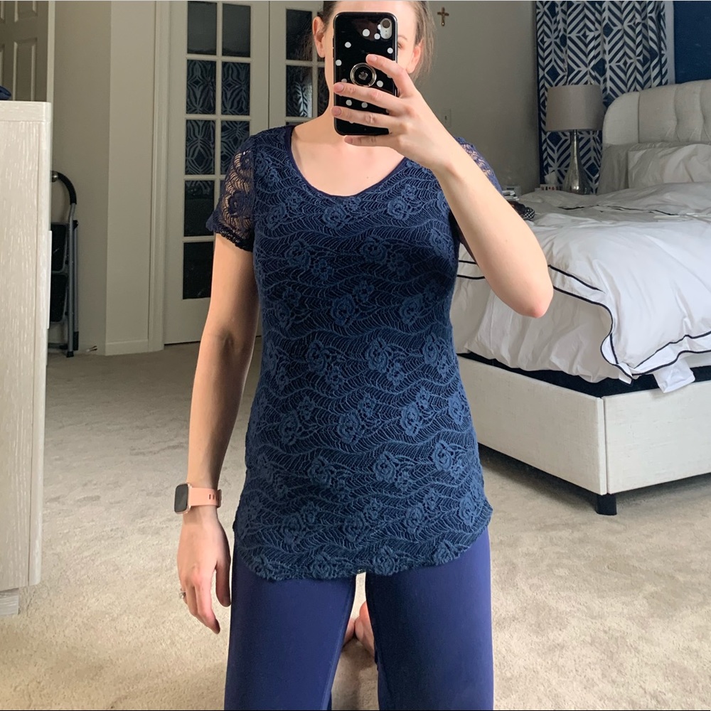 Leo & Nicole Blue Shirt